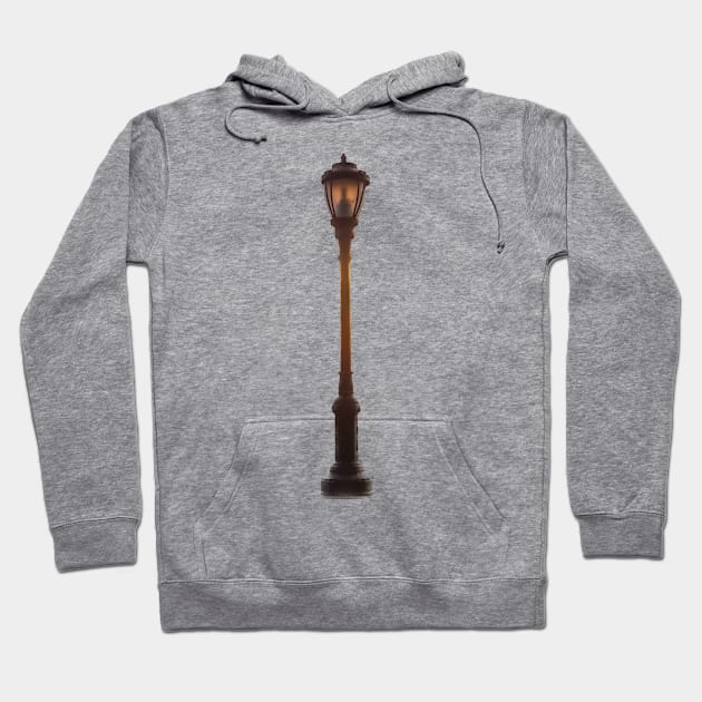 Sunset Manhattan Street Lamp NYC Hoodie by eleonoraingrid